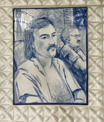 Ceramic Tile of Chris Shircel On The Kohler Mural