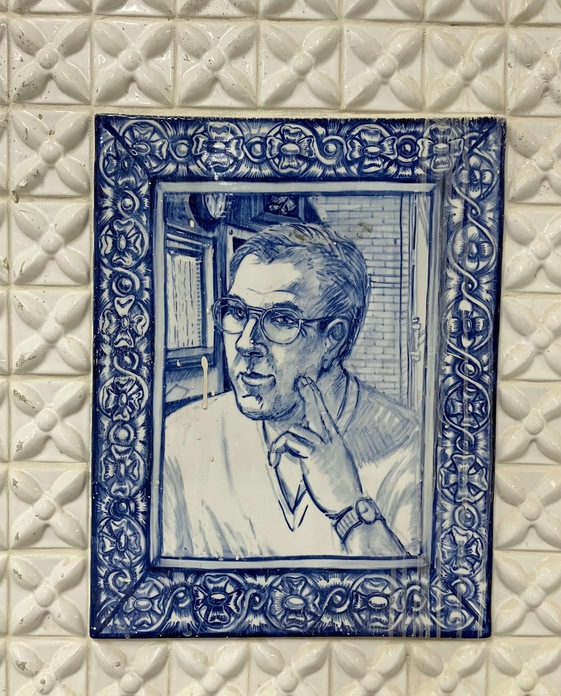 Ceramic Tile of Elroy Voss On The Kohler Mural