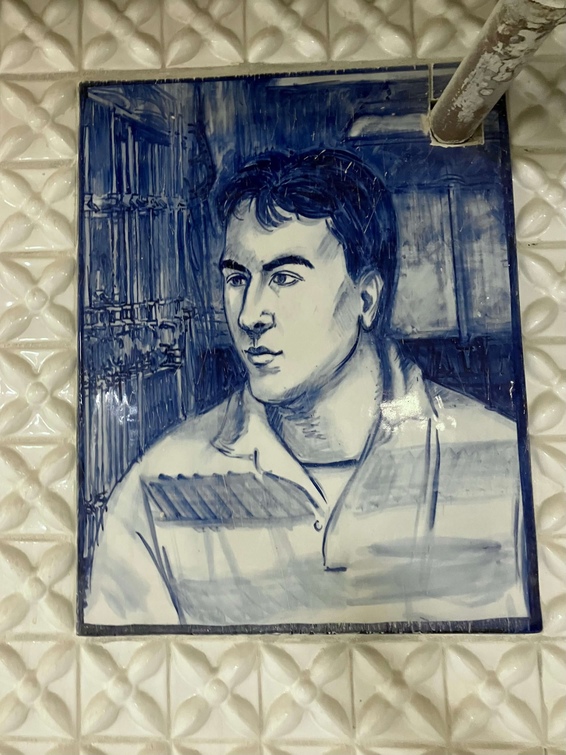 Ceramic Tile of Greg Schmidbauer On The Kohler Mural