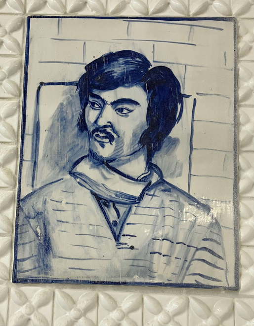 Ceramic Tile of Jaimy Burt On The Kohler Mural