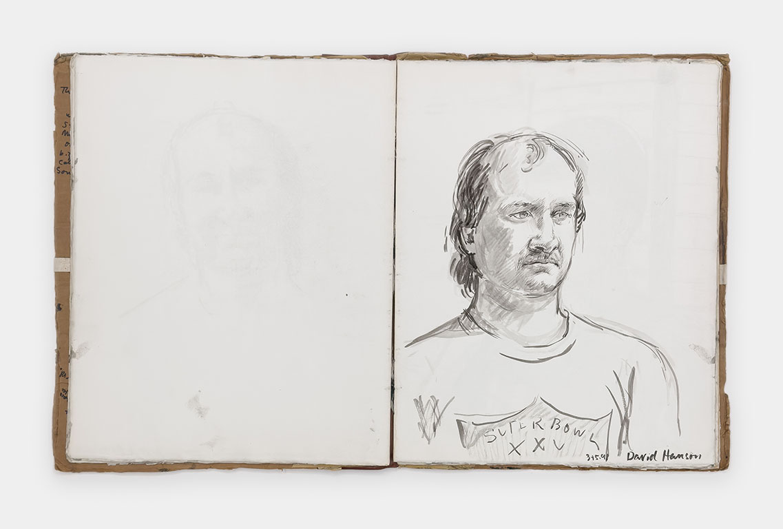 Sketch of Dave Hansen